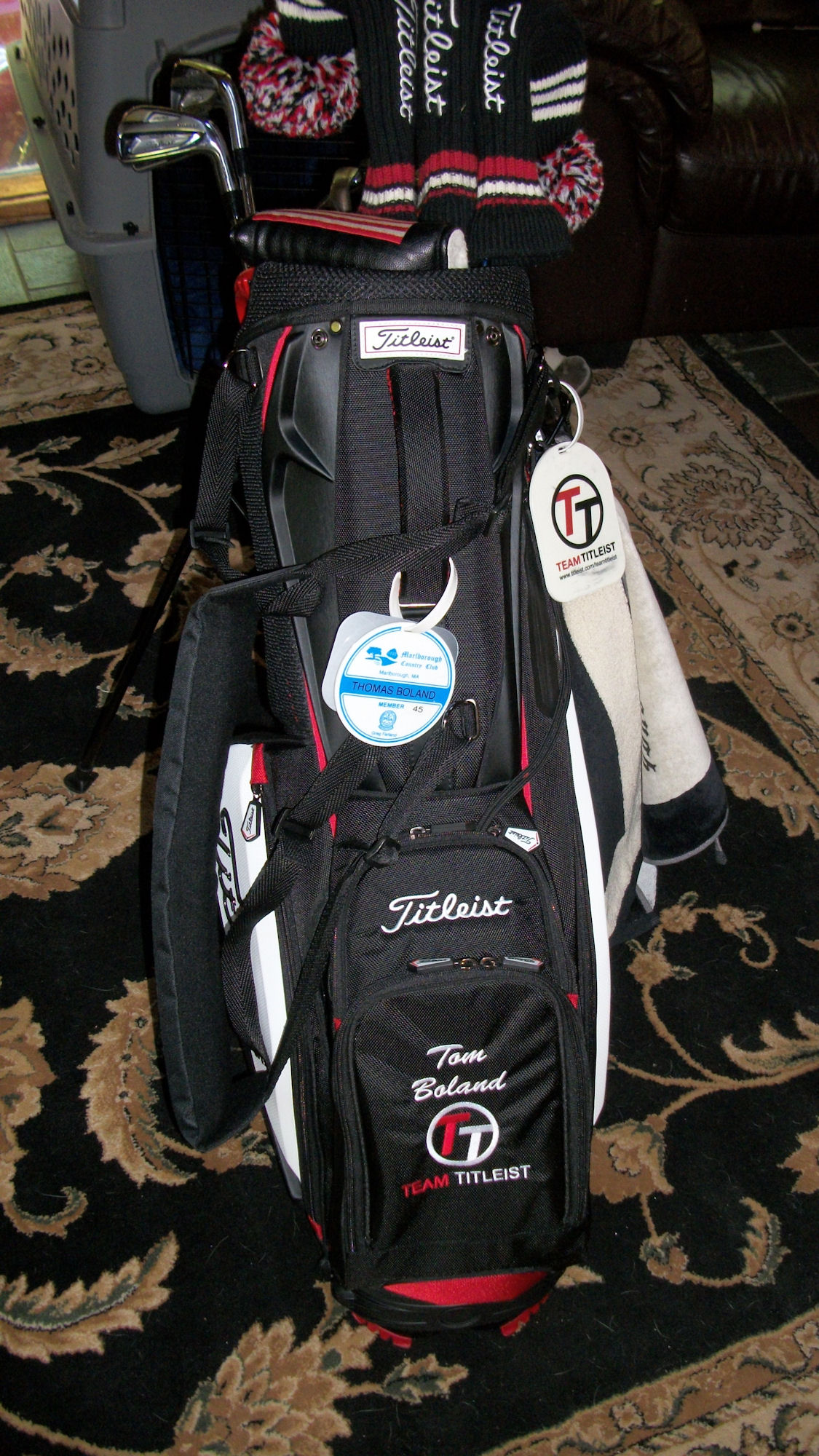 titleist tour staff stand bag
