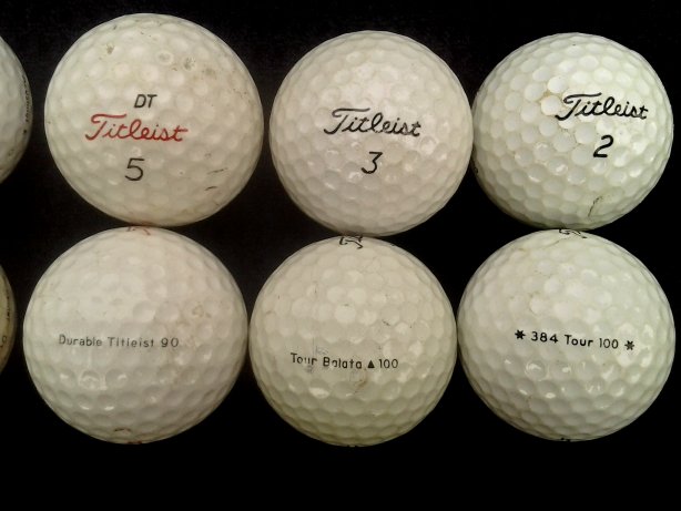 VINTAGE PINEHURST LOGO SINGLE GOLF BALL TITLEIST BALATA 384