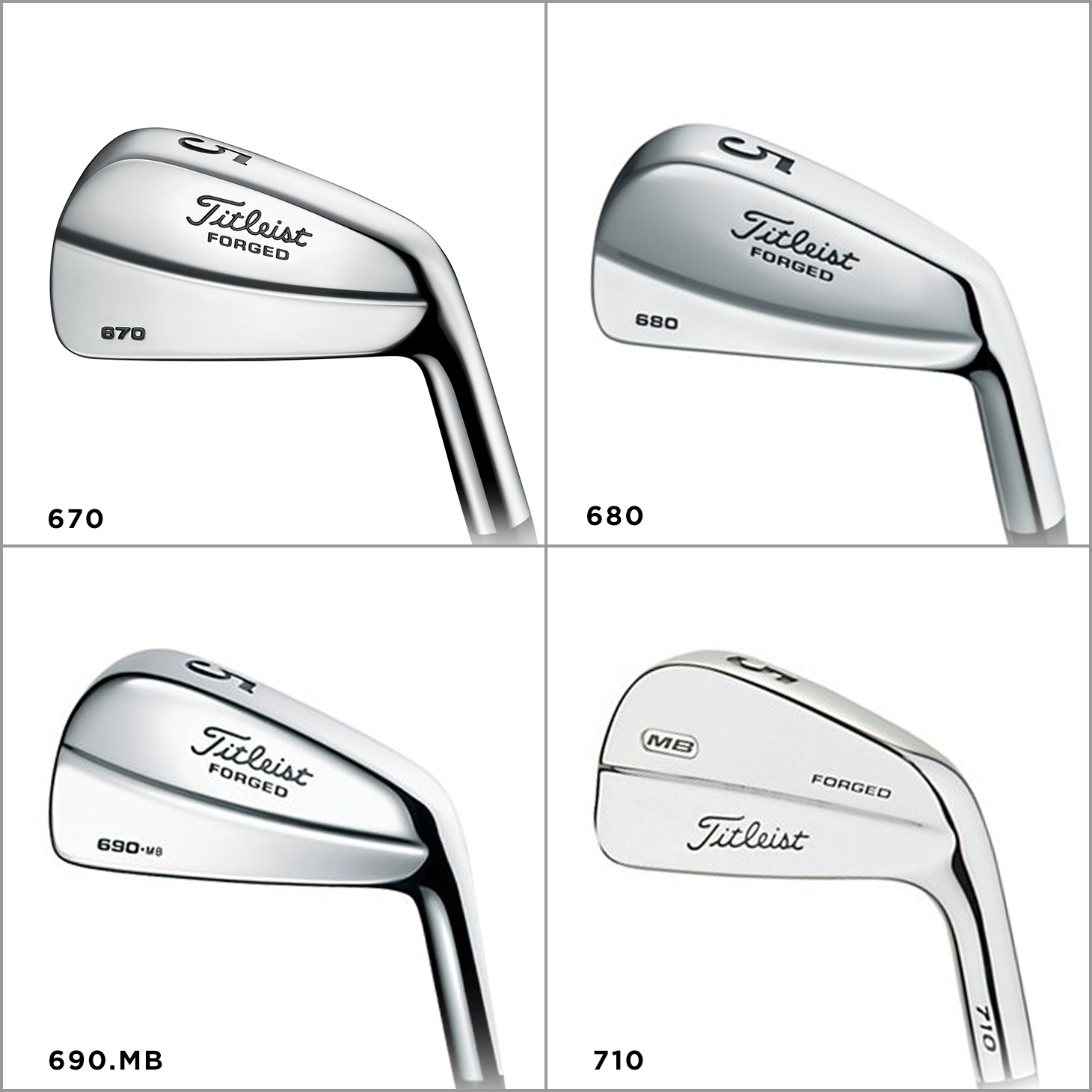 titleist irons by year