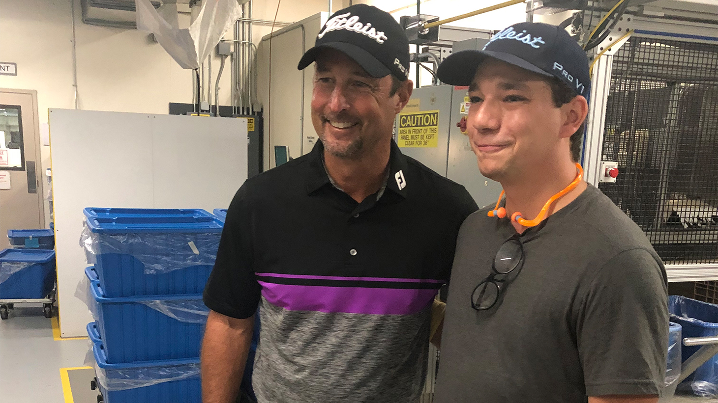 Tim Wakefield meets the people who make Titleist...