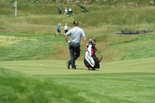 Titleist Brand Ambassador Charley Hoffman surveys...