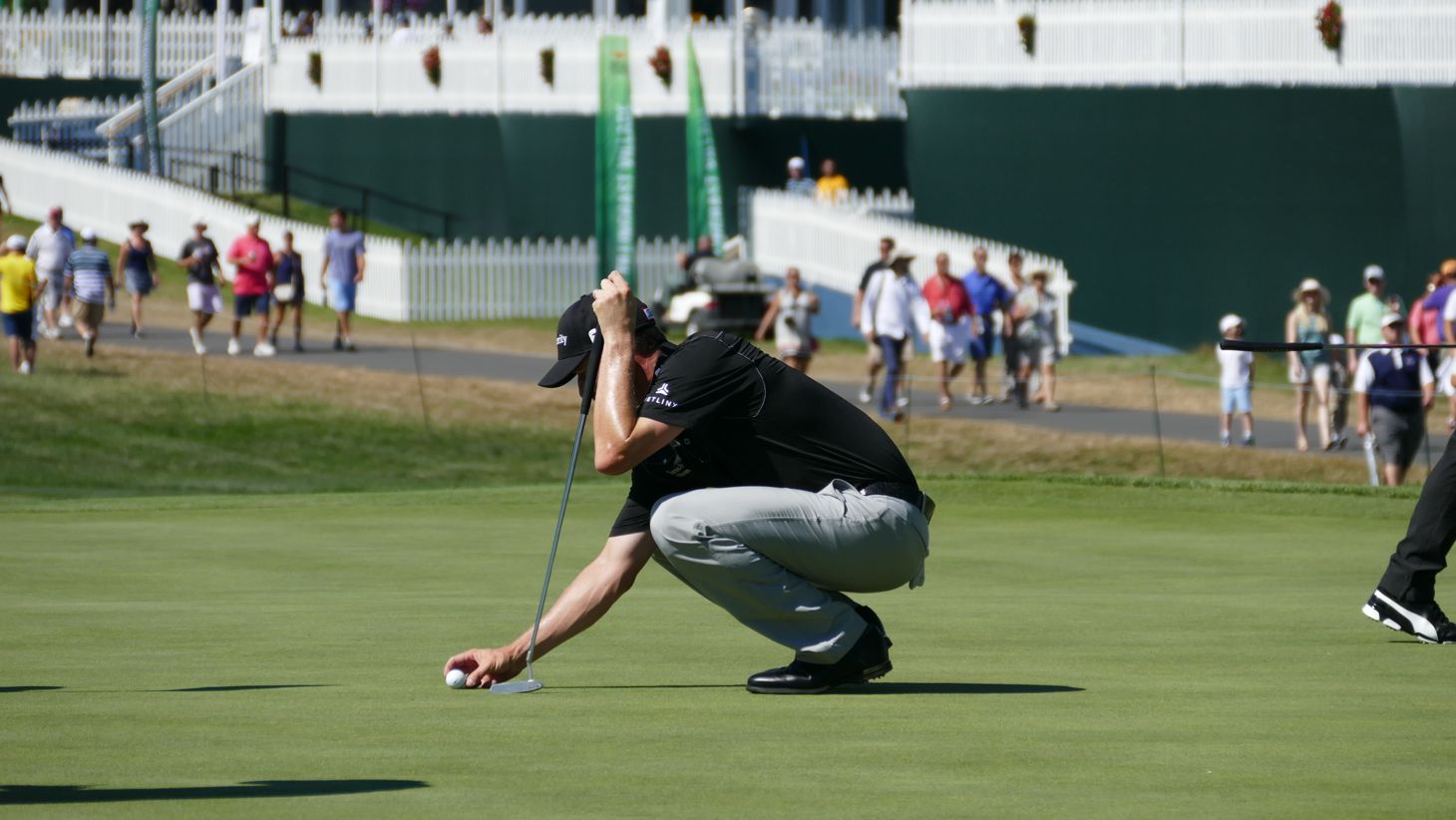 On the green with Titleist Brand Ambassador Jimmy...