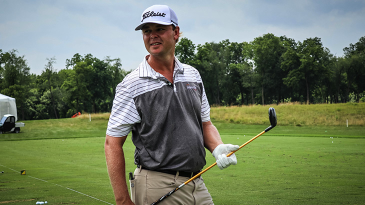Kizzire looks to the Titleist Golf Club R&amp;D te...