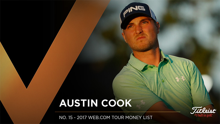 Titleist Pro V1 loyalist Austin Cook recorded six...