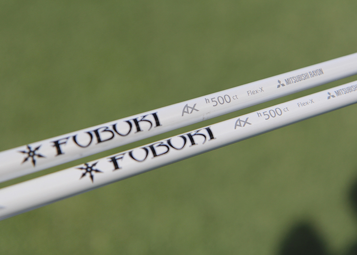 His 718 T-MB shafts: Fubuki AX, X-Flex.