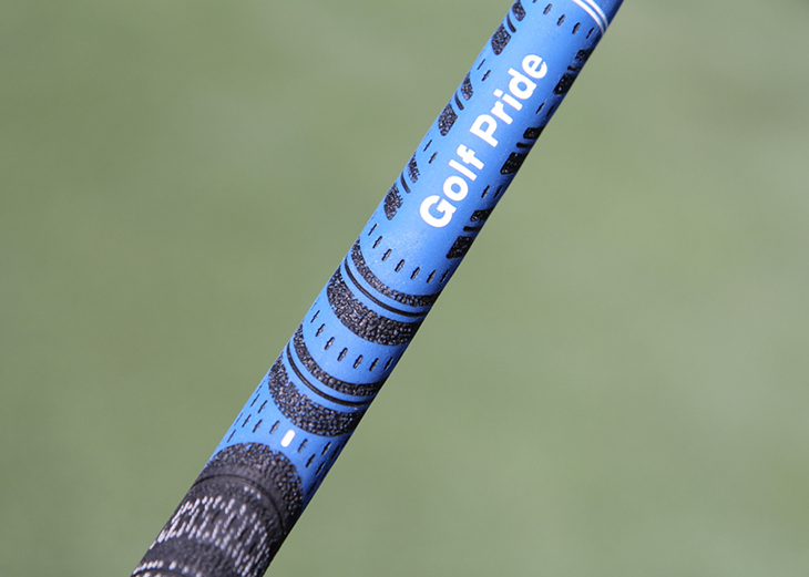Hadley uses GolfPride Multi Compound grips on all...