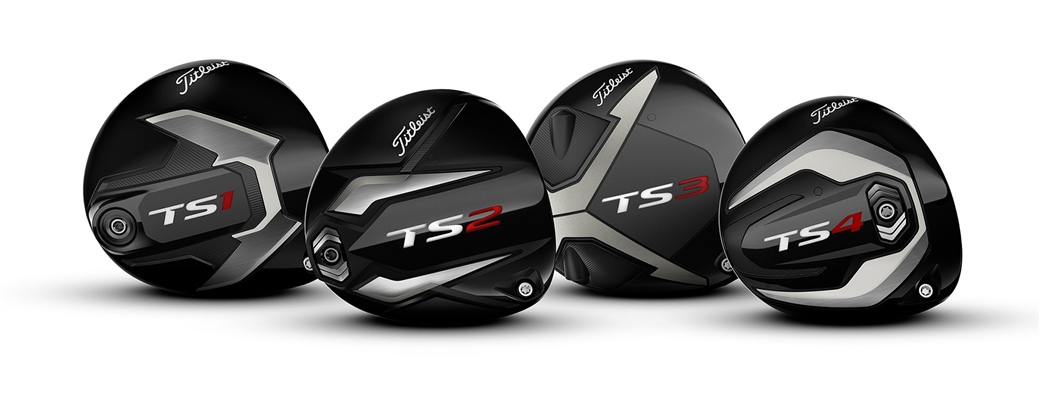 Photo of Titleist TS family of drivers - TS1, TS2, TS3 and TS4, all designed to bring more speed to your golf game